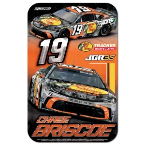 Chase Briscoe 2026 Wincraft #19 Bass Pro Shops Club 11x17 Plastic Sign