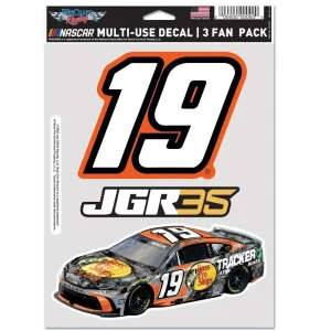 Chase Briscoe 2026 Wincraft #19 Bass Pro Shops Multi Use Decal Sheet(3Pc)