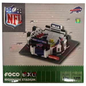 Buffalo Bills NFL BRXLZ Highmark Stadium 3-D Construction Block Set 1211pc official stadium building puzzle on product page