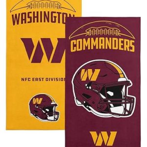 Washington Commanders Northwest NFL 30x60 Beach Towel 2 Pack