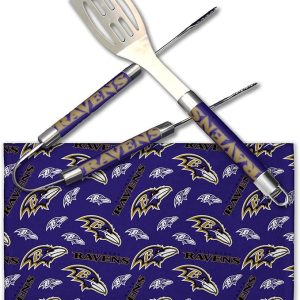Baltimore Ravens NFL Northwest 3 Piece BBQ Utensil Set