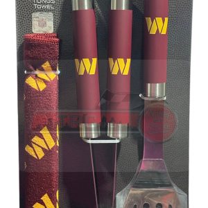 Washington Commanders NFL Northwest 3 Piece BBQ Utensil Set