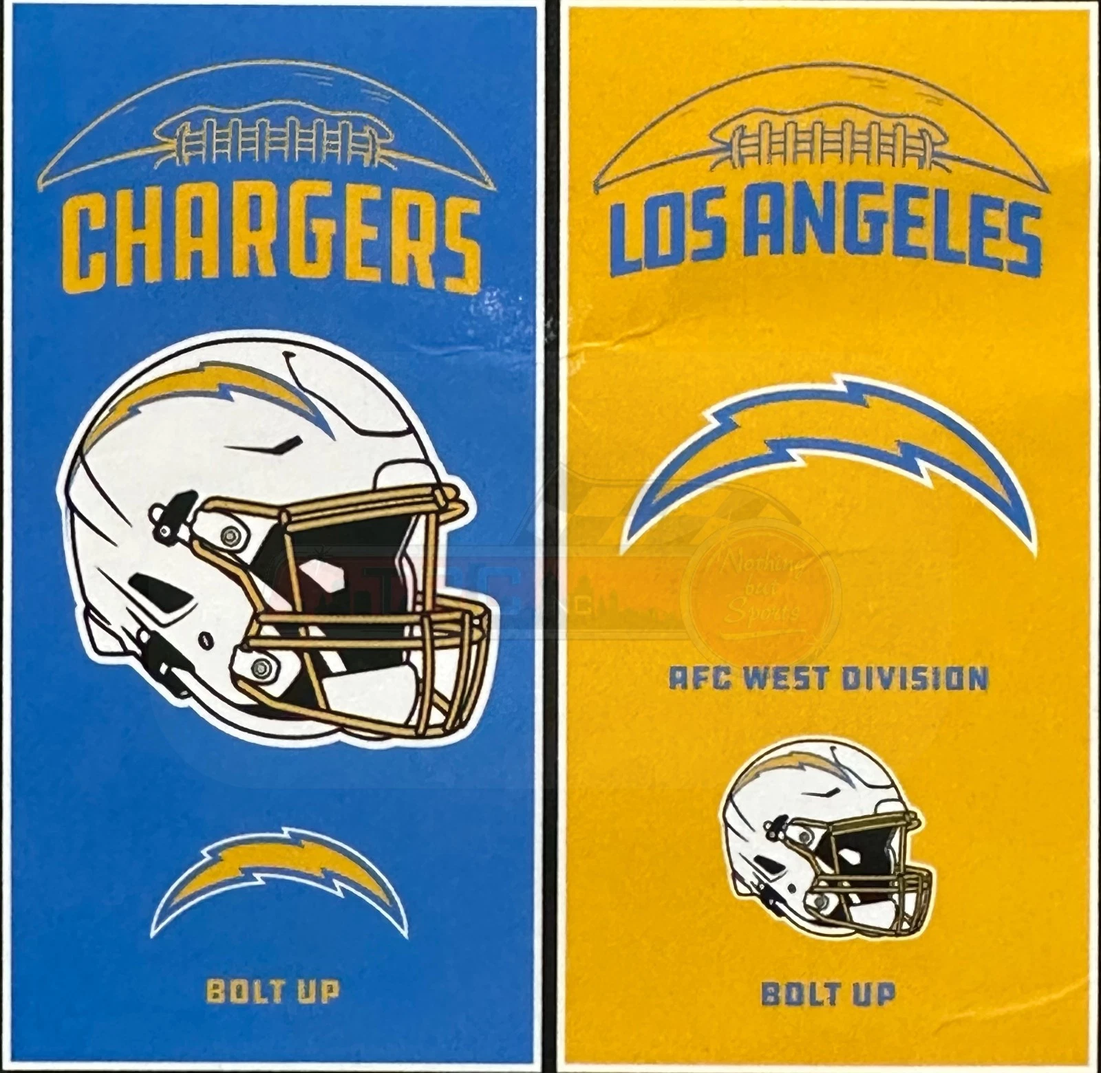 Los Angeles Chargers Northwest NFL 30x60 Beach Towel 2 Pack