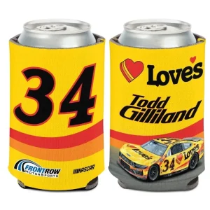 Todd Gilliland 2026 Wincraft #34 Love's/Front Row Motorsports 12oz Can Coolie