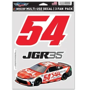 Ty Gibbs 2026 Wincraft #54SAIA LTL Multi Use Decal Sheet(3Pc)