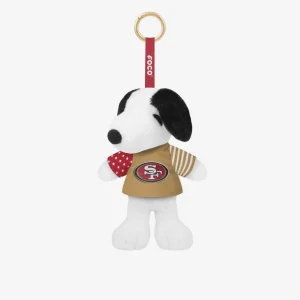 San Francisco 49ers Americana NFL Team Jersey Snoopy Bag Charm Keychain 6" Plush