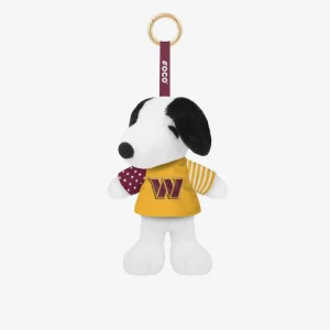 Washington Commanders Americana NFL Team Jersey Snoopy Bag Charm Keychain 6"