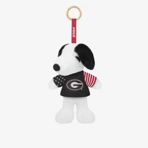 Georgia Bulldogs Americana NCAA Team Jersey Snoopy Bag Charm Keychain 6" Plush