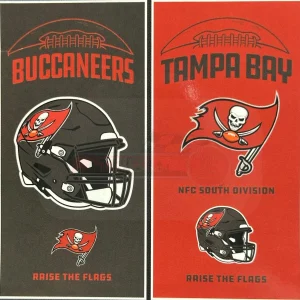 Tampa Bay Buccaneers Northwest NFL 30x60 Beach Towel 2 Pack
