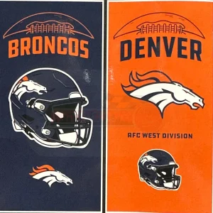 Denver Broncos Northwest NFL 30x60 Beach Towel 2 Pack