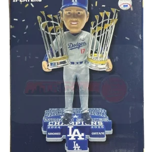 Los Angeles Dodgers #17 Shohei Ohtani 2025 World Series Champ 8" Bobble