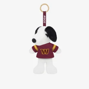 Washington Commanders NFL Team Jersey Snoopy Bag Charm Keychain 6" Plush