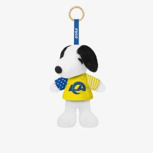 Los Angeles Rams Americana NFL Team Jersey Snoopy Bag Charm Keychain 6" Plush