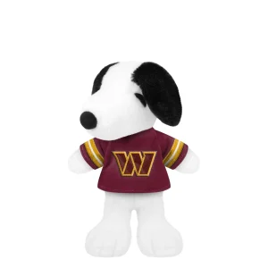Washington Commanders Snoopy Peanuts Team Jersey NFL 10" Plush