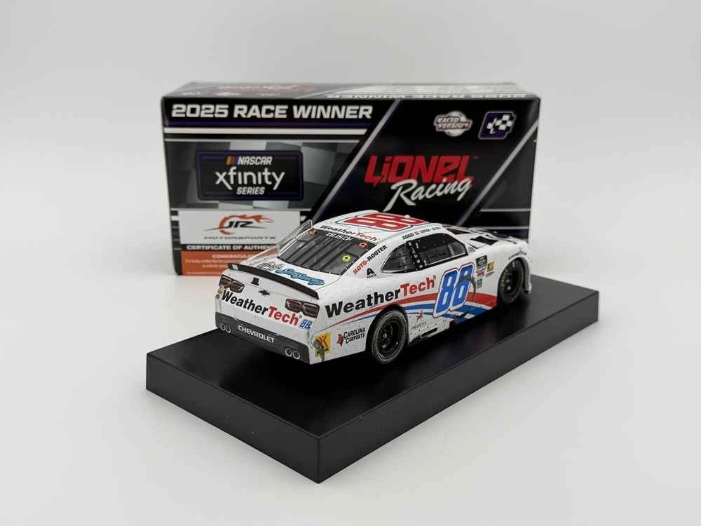Connor Zilisch 2025 Lionel #88 WeatherTech Indy Raced Win AUTOGRAPHED 1/24 - Image 4