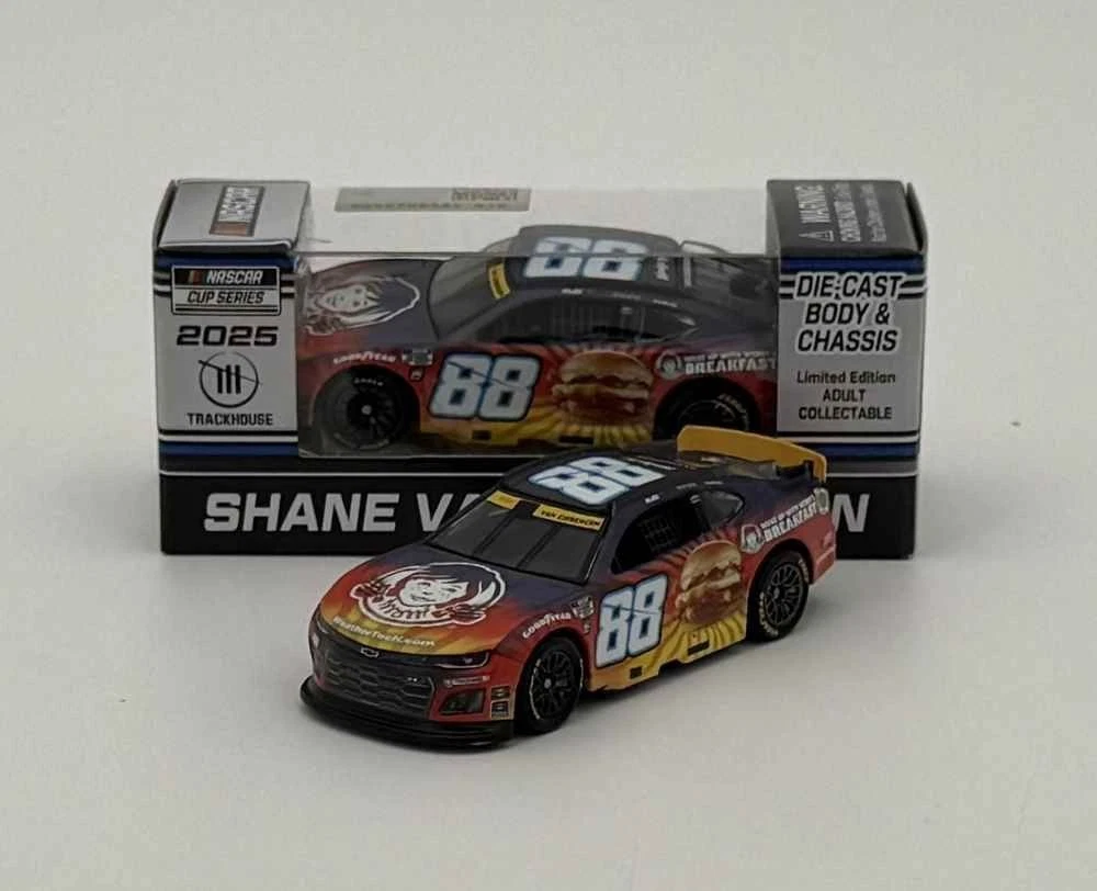 Shane Van Gisbergen Diecast 2025 #88 Wendy’s Baconator 1/64