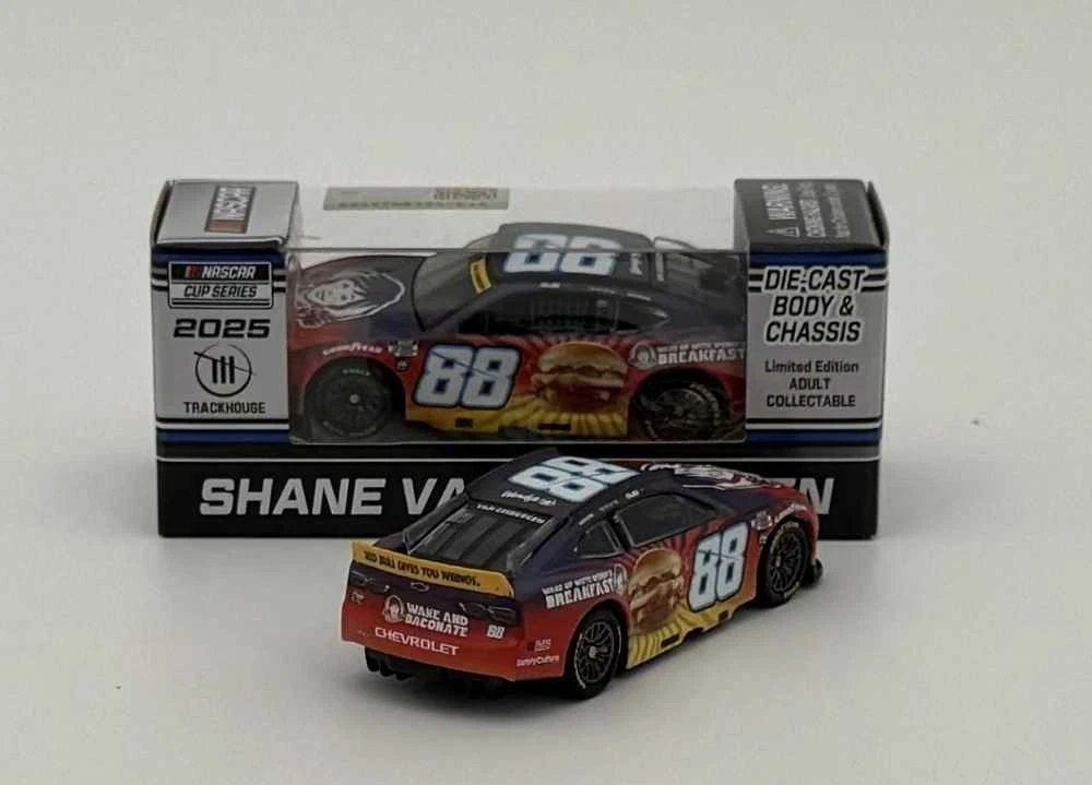 Shane Van Gisbergen 2025 Lionel #88 Wendys Breakfast Baconator Chevy Camaro 1/64 - Image 3
