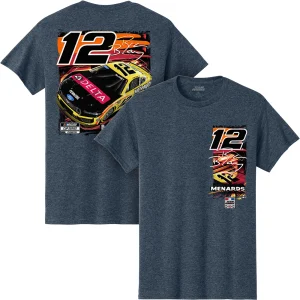 Ryan Blaney 2026 Classic Ink #12 Menard's/Delta Heather Navy 2 Spot Tee