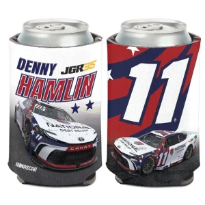Denny Hamlin 2026 Wincraft #11 National Debt Relief/JGR35 12oz Can Coolie