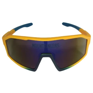 West Virginia Mountaineers NCAA Navigator Shield Sunglasses