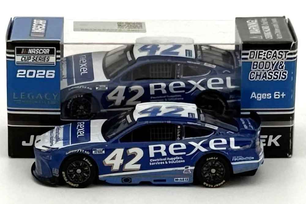 John Hunter Nemechek 2026 Lionel #42 Rexel NEXT GEN Toyota Camry 1/64 - Image 2