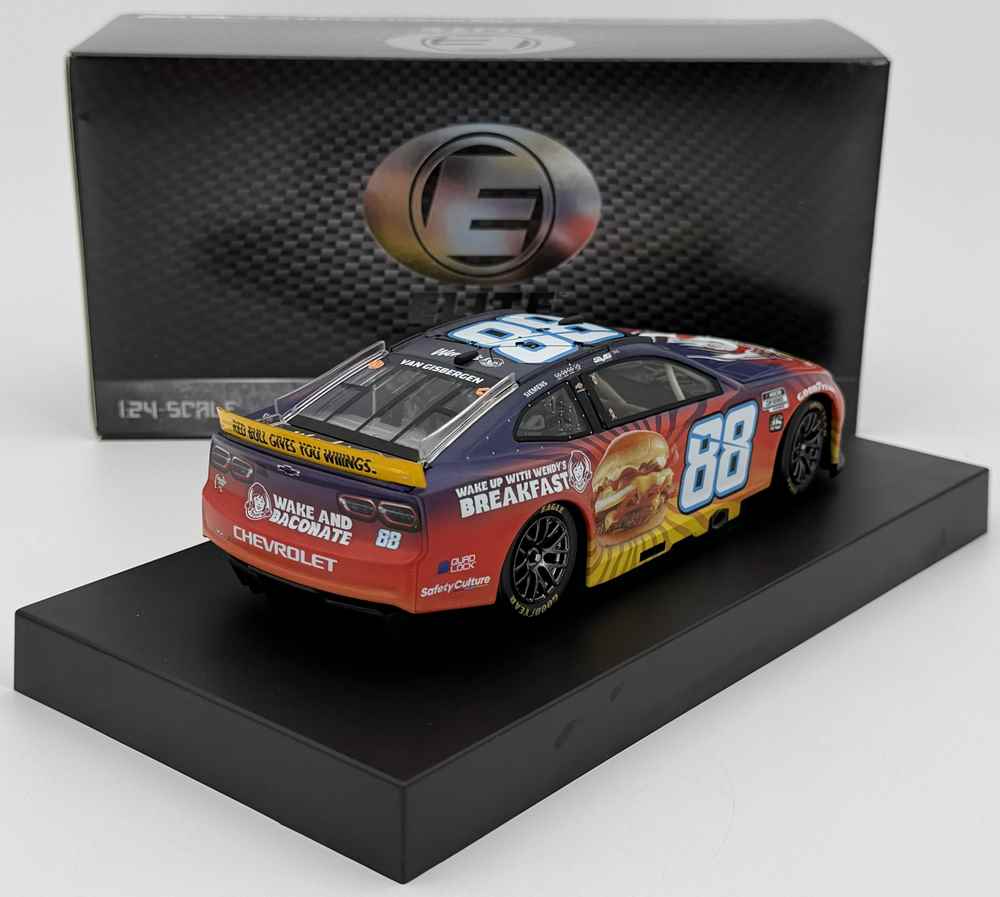 Shane Van Gisbergen 2025 Lionel #88 Wendy's Breakfast Baconator ELITE Chevy 1/24 - Image 3