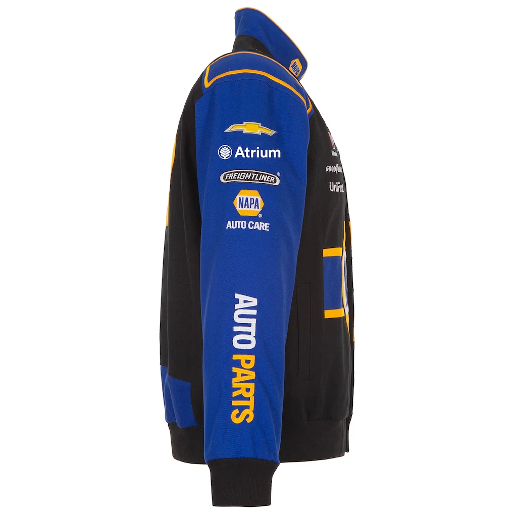 Chase Elliott 2026 JH Design #9 NAPA Black/Royal Blue Uniform Twill Jacket - Image 4
