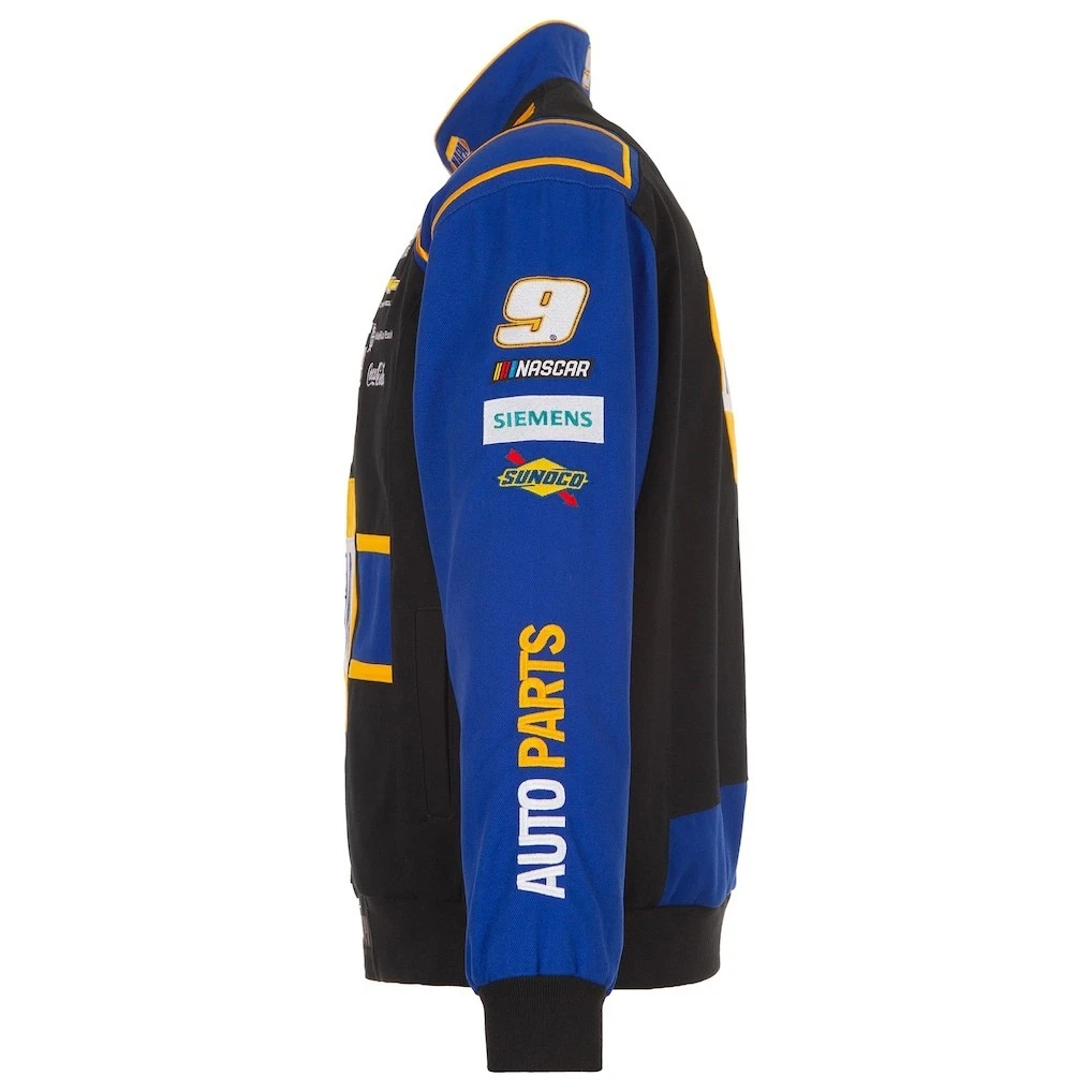 Chase Elliott 2026 JH Design #9 NAPA Black/Royal Blue Uniform Twill Jacket - Image 5