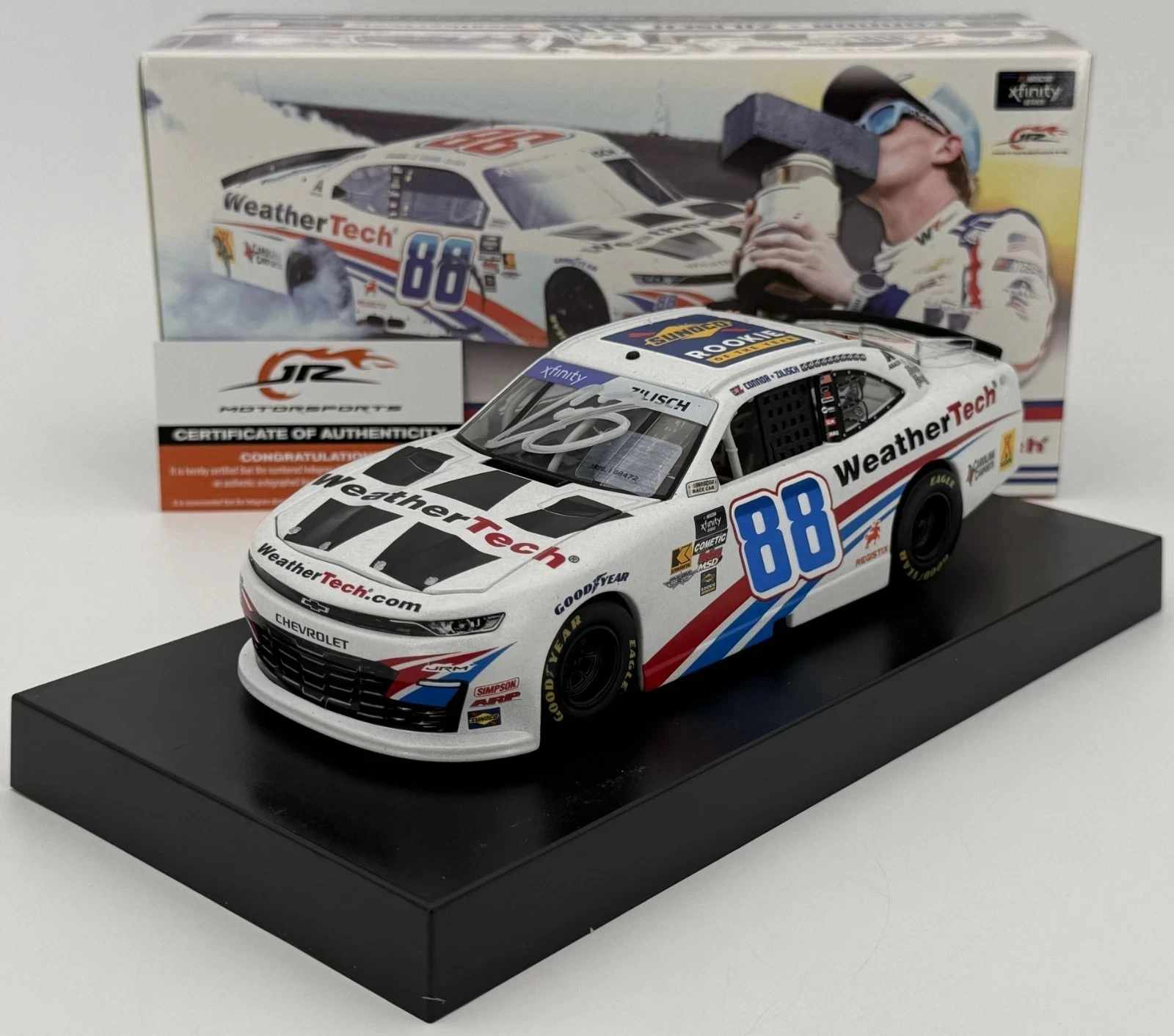 Connor Zilisch 2025 Lionel #88 WeatherTech Rookie of the Year Galaxy Finsh 1/24 - Image 2