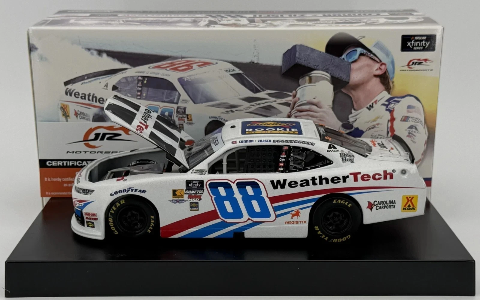 Connor Zilisch 2025 Lionel #88 WeatherTech Rookie of the Year Galaxy Finsh 1/24 - Image 3