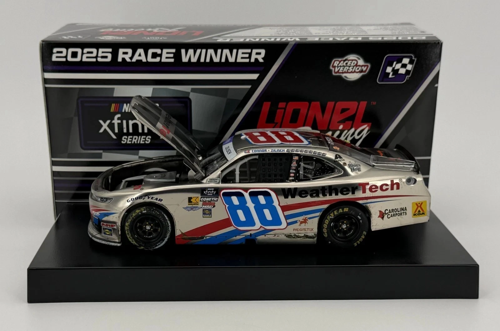 Connor Zilisch 2025 Lionel #88 WeatherTech Gateway Raced Win COLOR CHROME 1/24 - Image 2