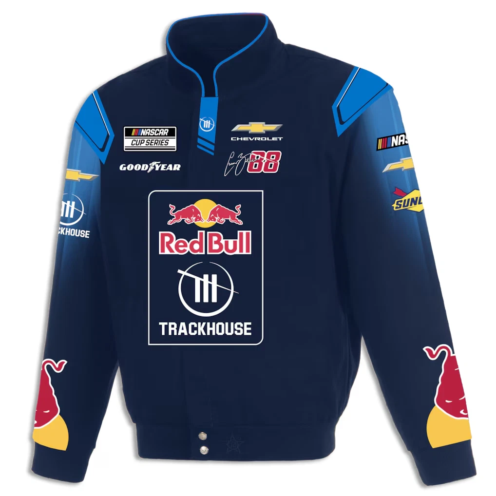Connor Zilisch 2026 JH Design #88 Red Bull Uniform Twill Jacket - Image 2