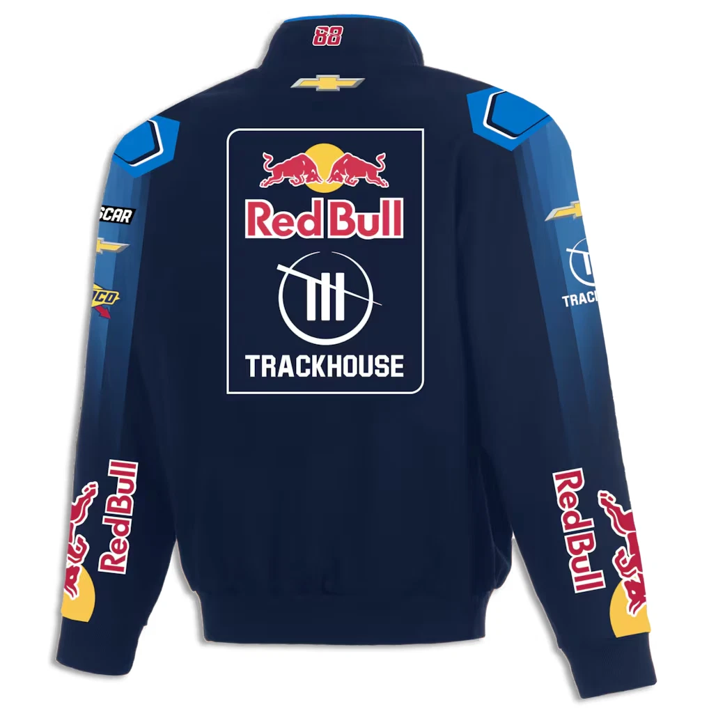 Connor Zilisch 2026 JH Design #88 Red Bull Uniform Twill Jacket - Image 3
