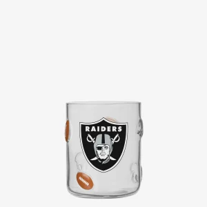 Las Vegas Raiders FOCO Team Logo 17 oz Molded Glass Cup