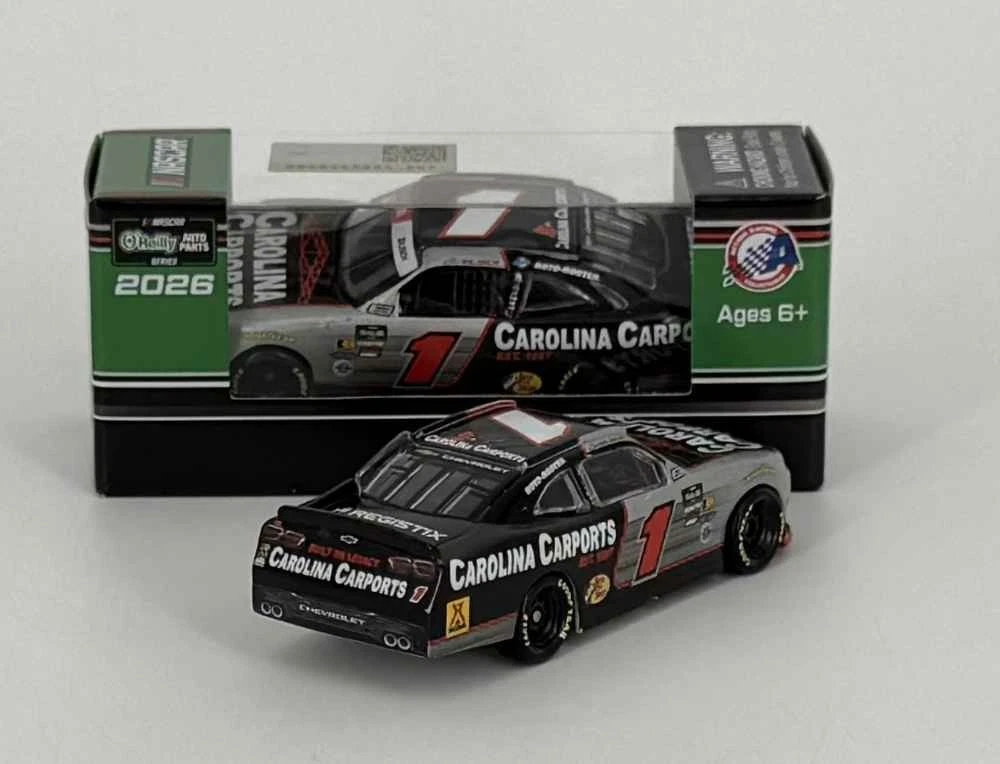 Connor Zilisch 2026 Lionel Racing #1 Carolina Carports Xfinity Chevy Camaro 1/64 - Image 3