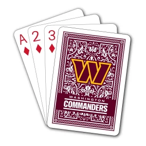 Washington Commanders Licensed Playing Cards