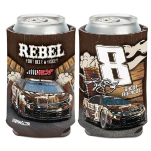 Kyle Busch 2026 Wincraft #8 Rebel Root Beer Whiskey 12oz Can Coolie