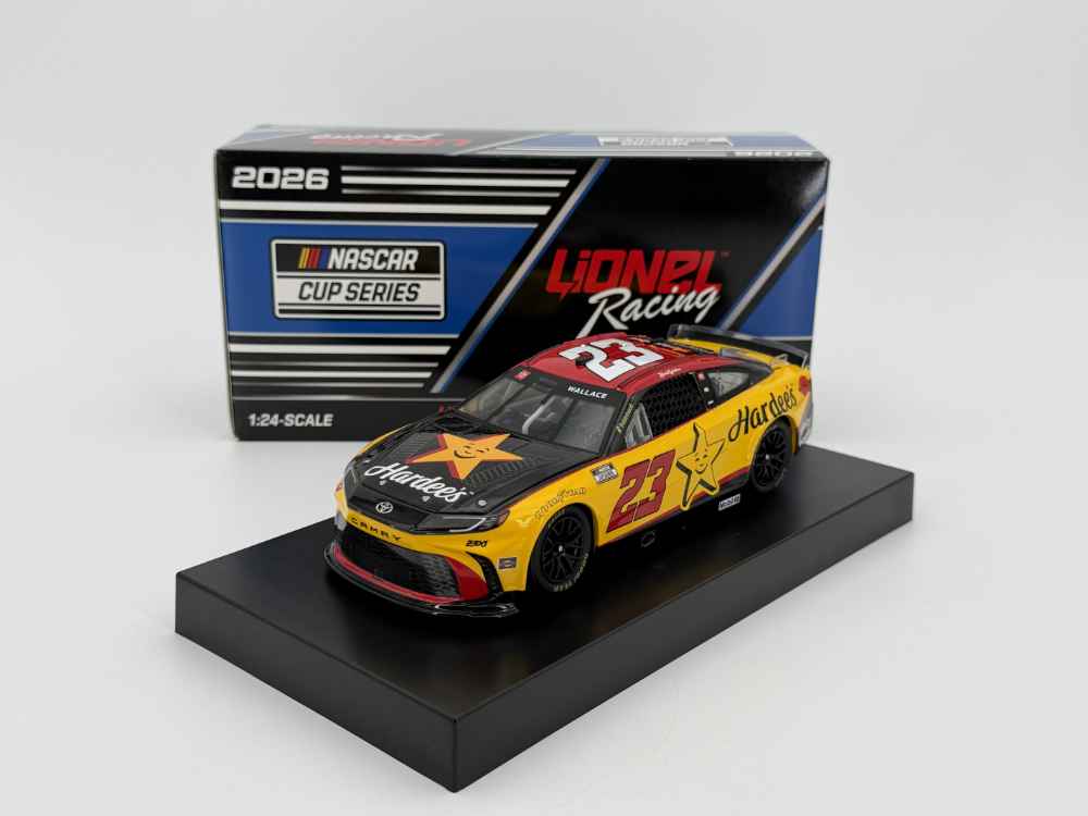 Bubba Wallace 2026 Lionel Racing #23 Hardee's 23XI Racing Toyota Camry 1/24