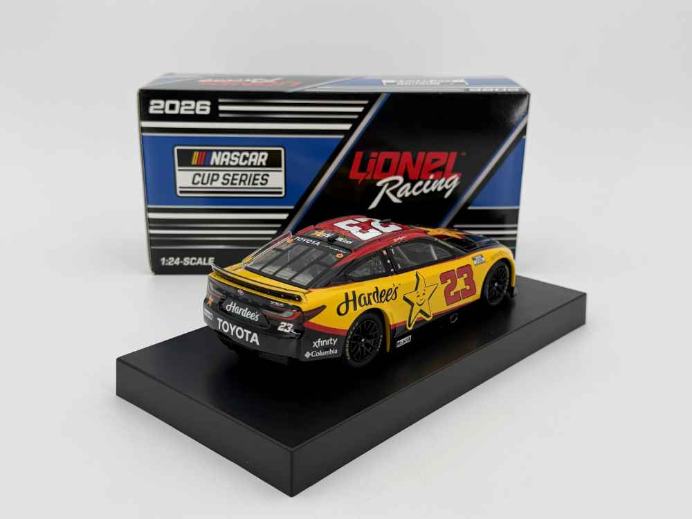 Bubba Wallace 2026 Lionel Racing #23 Hardee's 23XI Racing Toyota Camry 1/24 - Image 3