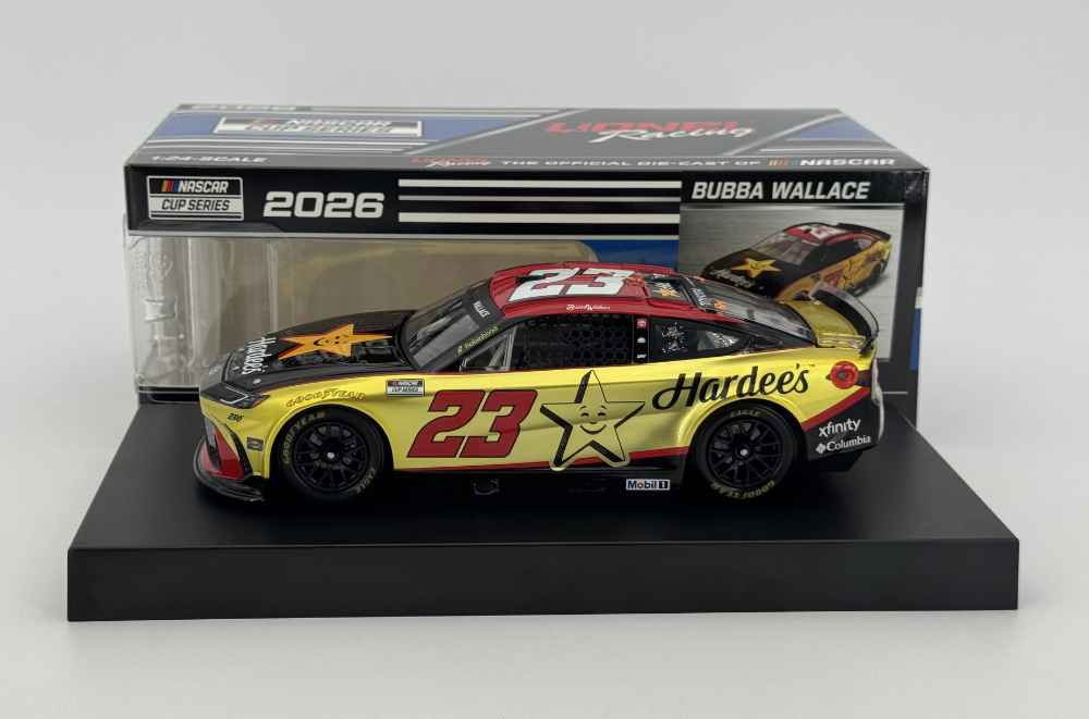 Bubba Wallace 2026 Lionel Racing #23 Hardee's LIQUID COLOR Toyota Camry 1/24 - Image 3