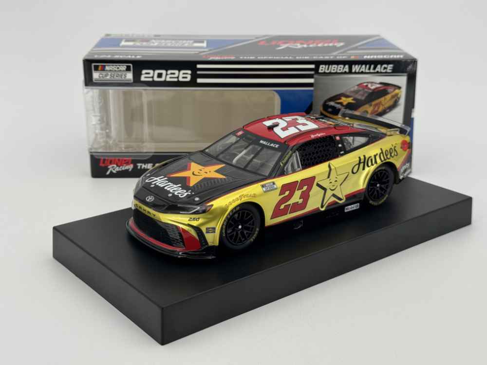 Bubba Wallace 2026 Lionel Racing #23 Hardee's LIQUID COLOR Toyota Camry 1/24