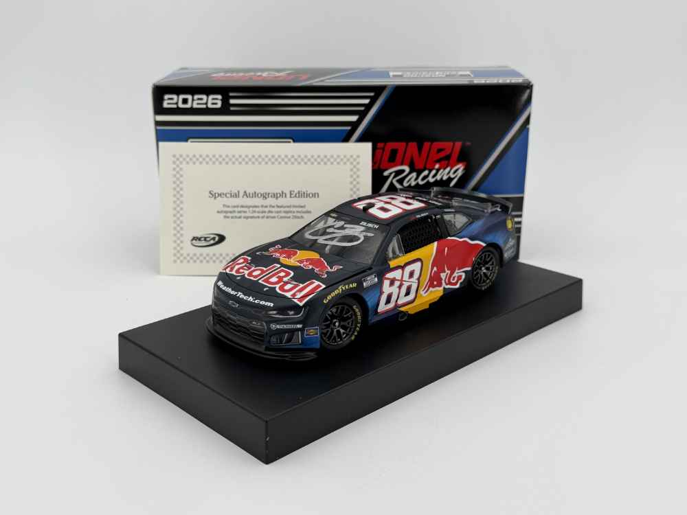 Connor Zilisch 2026 Lionel Racing #88 Red Bull AUTOGRAPHED Chevy Camaro 1/24 - Image 2