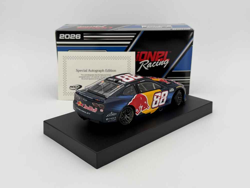 Connor Zilisch 2026 Lionel Racing #88 Red Bull AUTOGRAPHED Chevy Camaro 1/24 - Image 4
