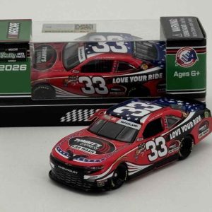 Cletus McFarland Lionel Racing #33 Tommy's Express Car Wash Chevy Camaro 1/64