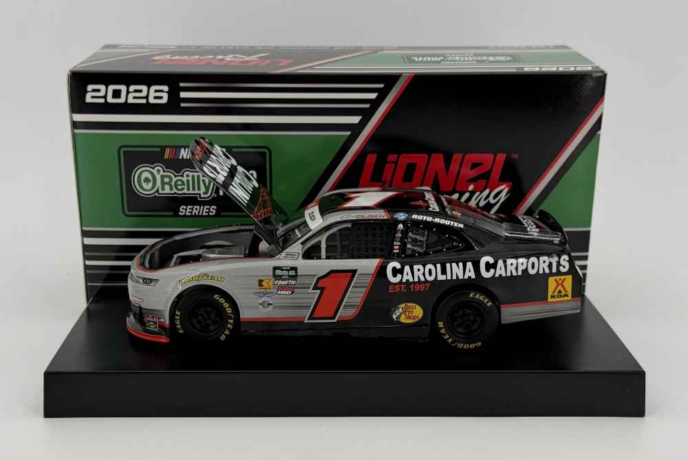 Connor Zilisch 2026 Lionel Racing #1 Carolina Carports Chevy Camaro 1/24 - Image 2