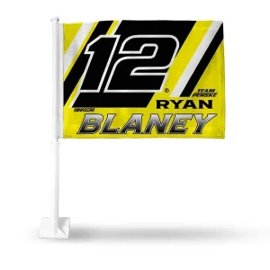 Ryan Blaney Rico Inc. #12 Team Penske Racing 11x14 Car Flag