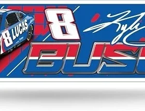 Kyle Busch Rico Inc #8 Lucas Oil/RCR Metal 4" x 15" Sign