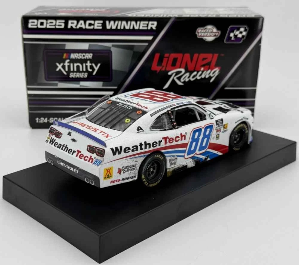 Connor Zilisch 2025 Lionel #88 WeatherTech Charlotte Roval Raced Win Camaro 1/24 - Image 3
