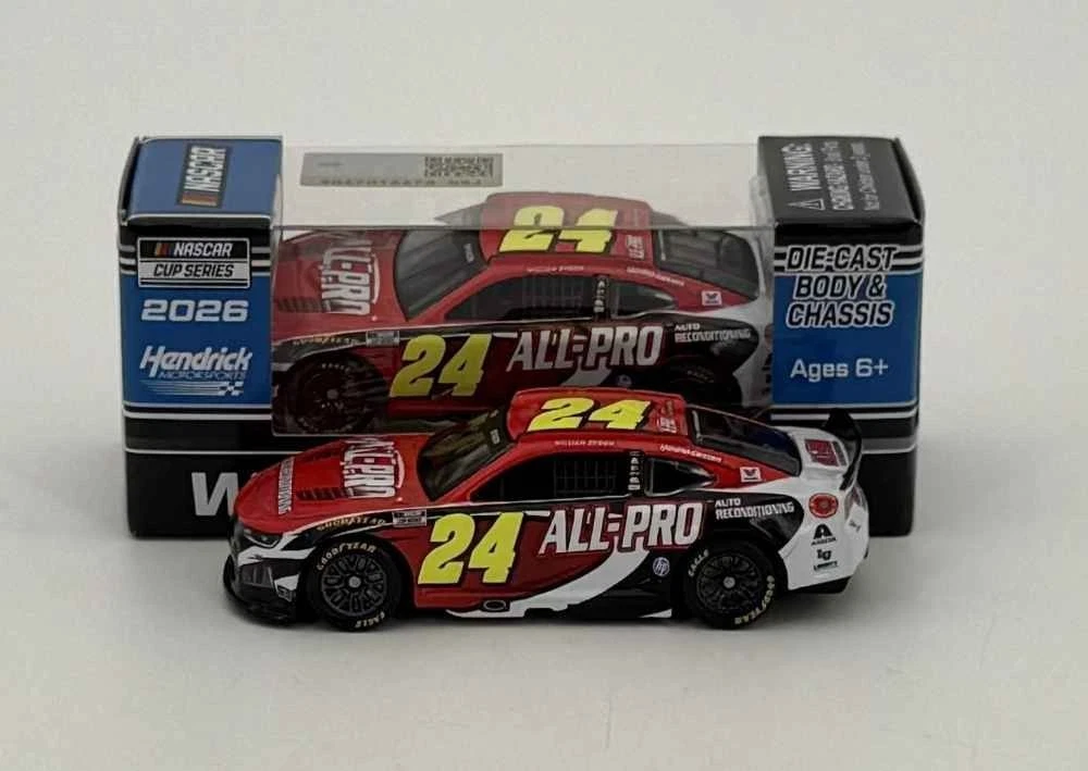William Byron 2026 Lionel Racing #24 All-Pro Chevy Camaro 1/64 - Image 2