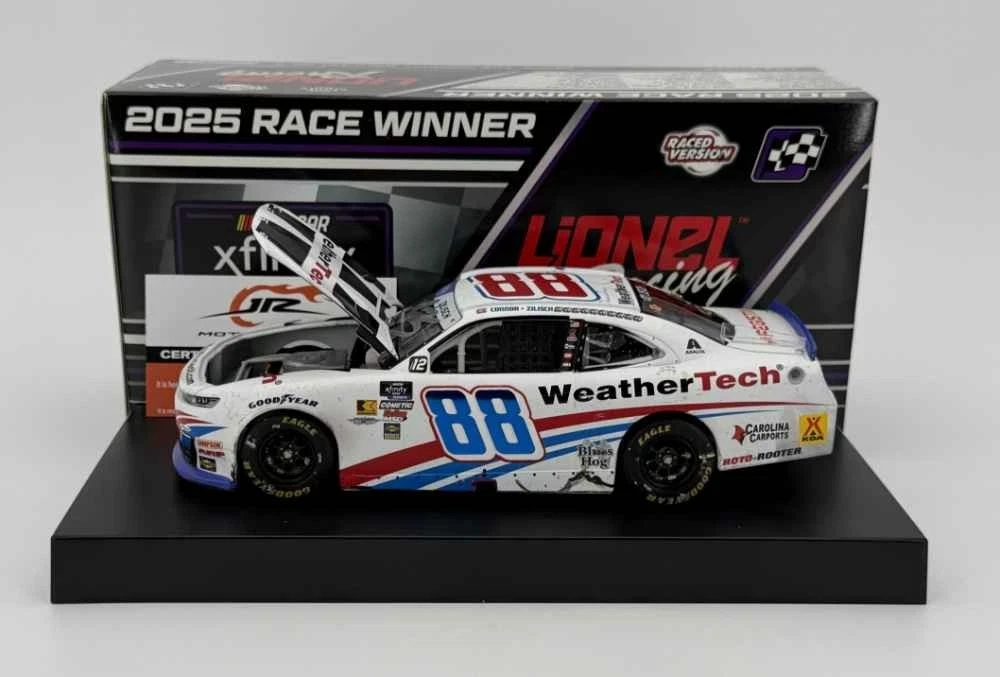 Connor Zilisch 2025 Lionel #88 WeatherTech AUTOGRAPHED Roval Raced Win 1/24 - Image 3